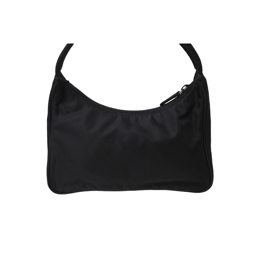 Prada Very plate bag shoulder handbag hobo black triangular